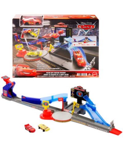 Игровой набор Cars Disney and Pixar Piston Cup Stunting Speedway