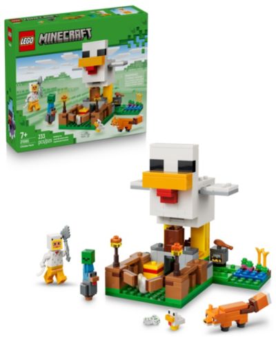 LEGO® Minecraft Chicken Farm Building Toy 21585, 233 Pieces