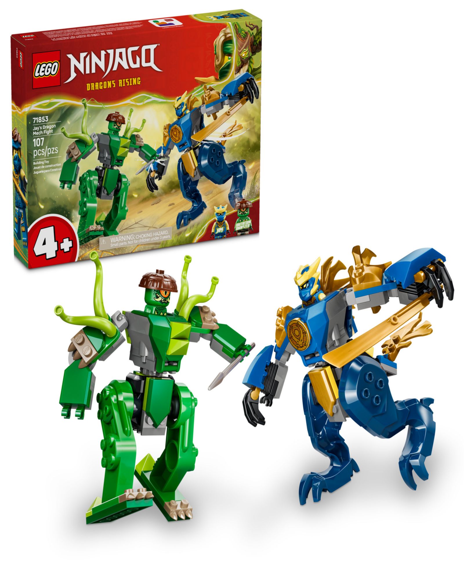 Набор LEGO® Ninjago Jay's Dragon Mech Fight Building Set, 71853