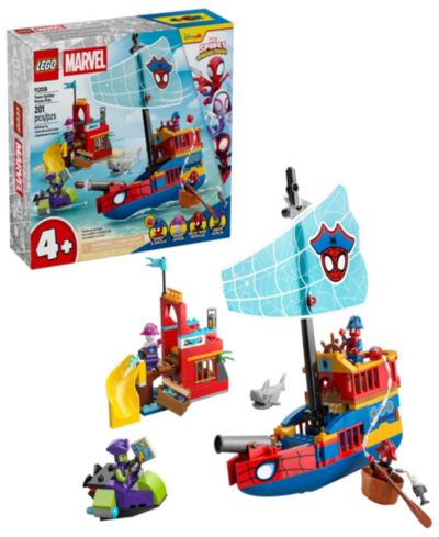 LEGO® Marvel Spidey And His Amazing Friends Team Spidey Pirate Ship Building Kit 11208, 201 Pieces