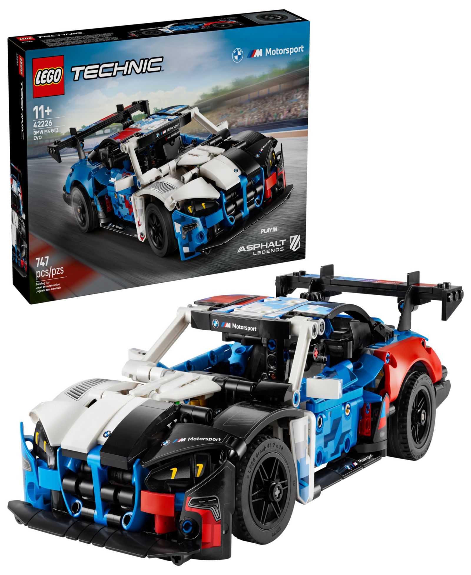 LEGO® Technic BMW M4 GT3 EVO гоночный автомобиль, конструктор, 42226