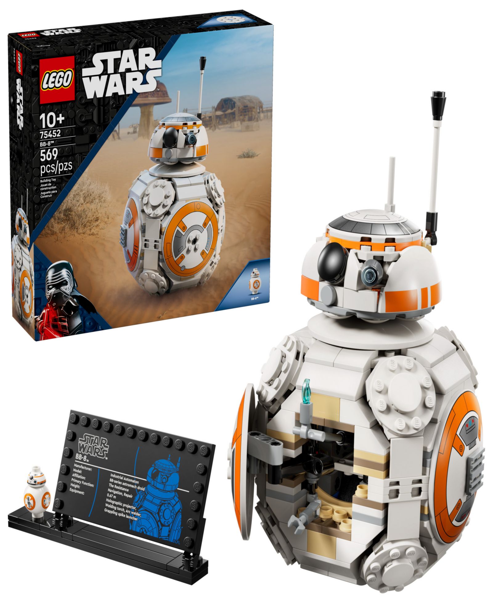 LEGO® Star Wars BB-8 Astromech Droid детский игрушка 75452, 569 деталей