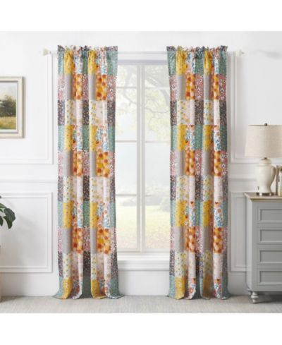 Barefoot Bungalow Carlie Curtain Panel Pair - Set of 2 - 50x84" and 3x24"