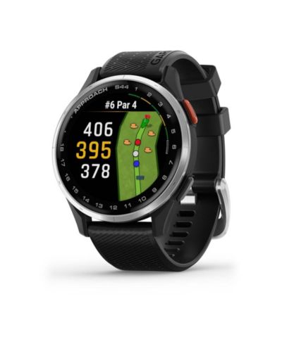 Garmin Approach S44, серебристо-черный силикон