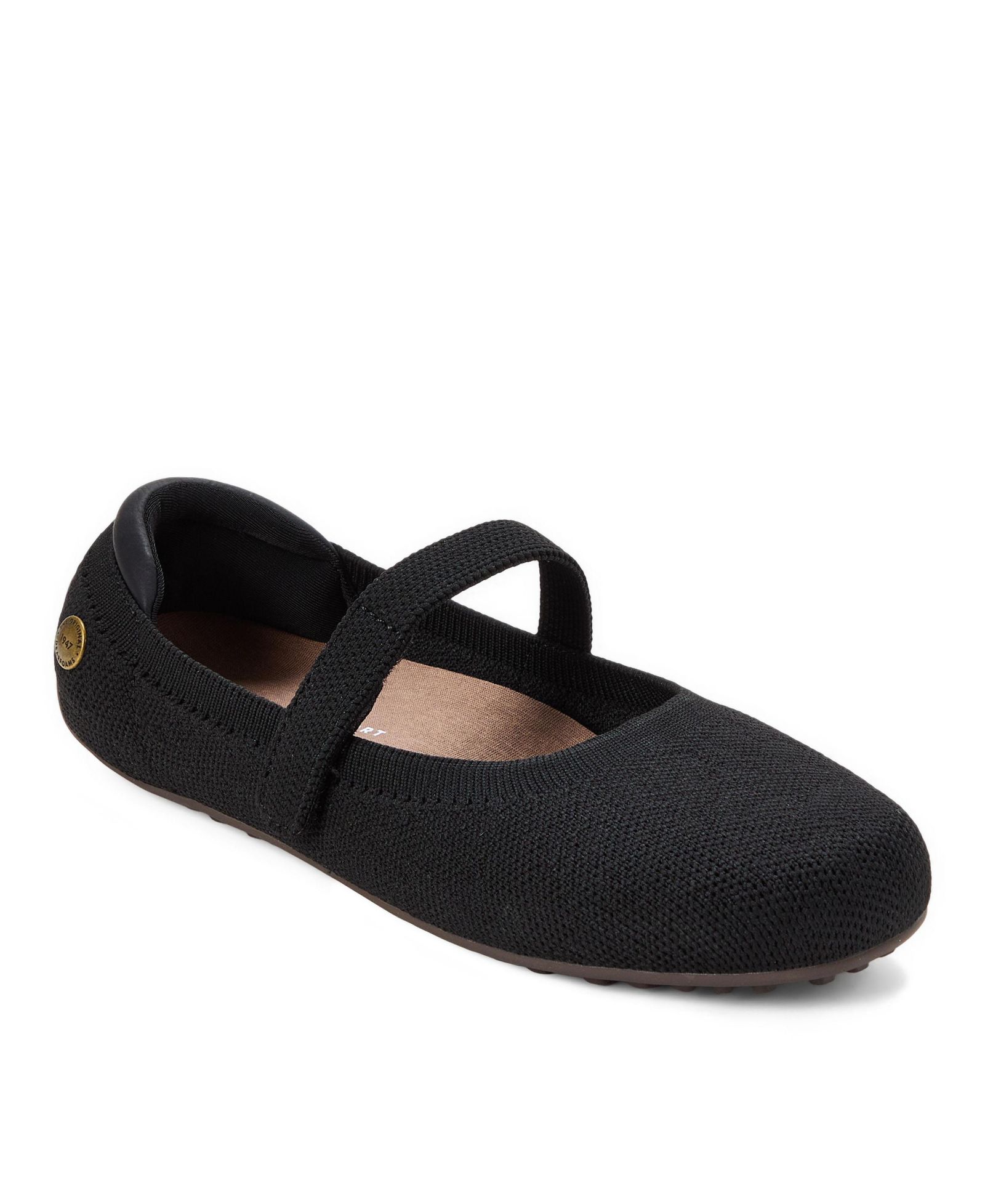 Dearfoams Women's Haddy Sport Knit Flat