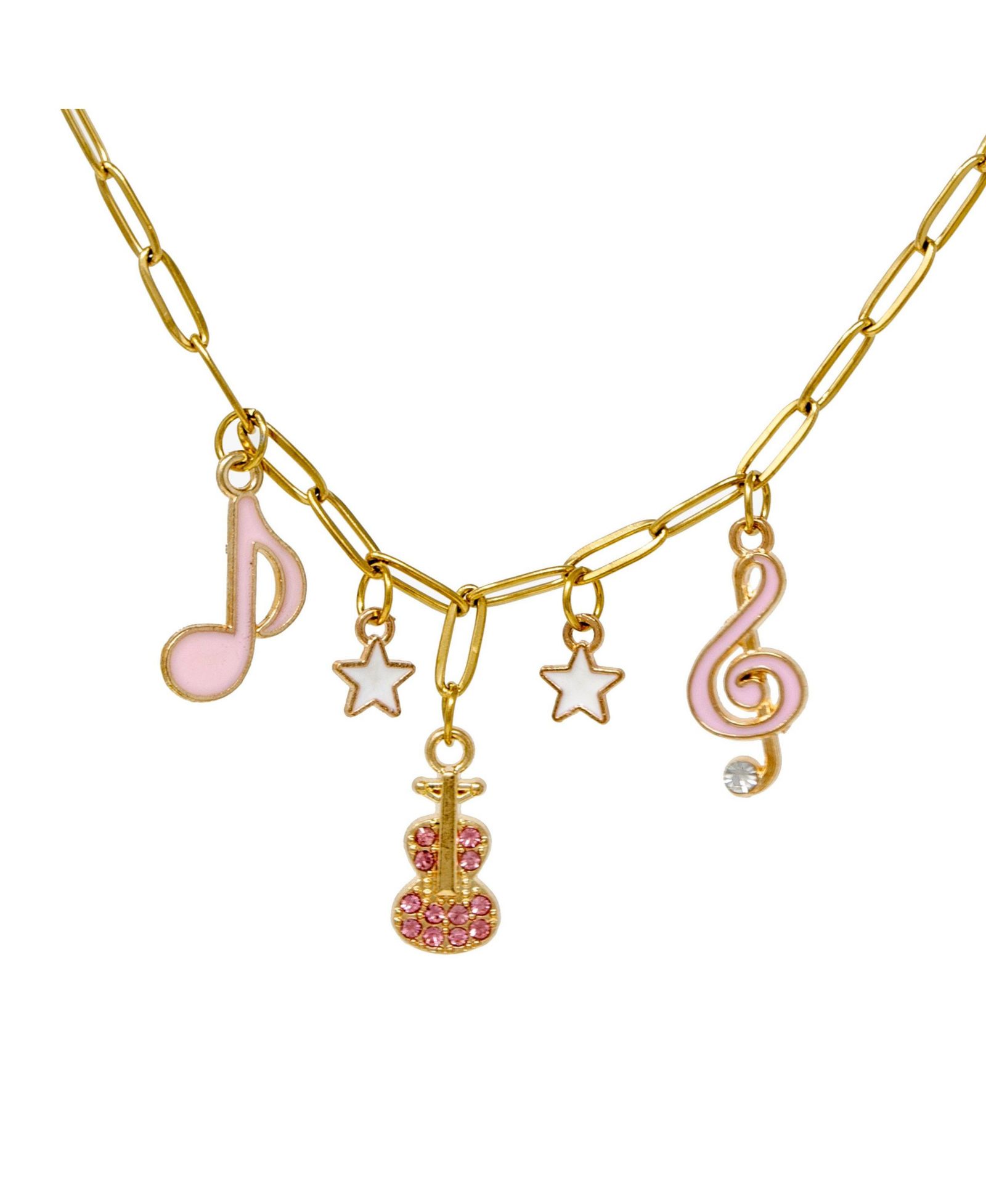 Детское ожерелье Zomi Gems Kids Music Multi Charm с гитарой