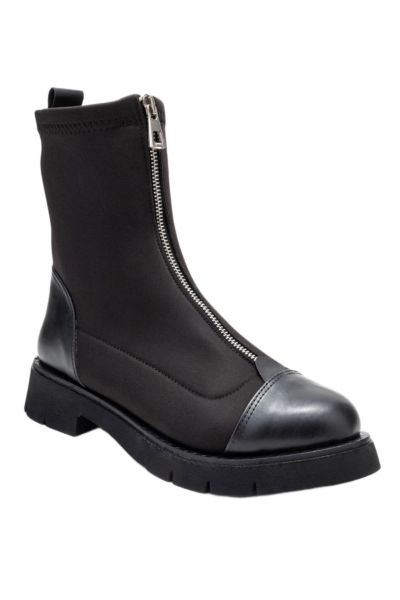 Prologue Shoes Women's Martos Stretch Front Zip Ankle Boot