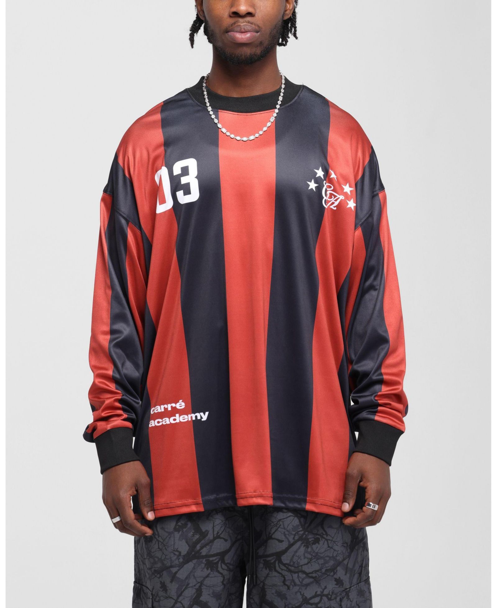 CARRE Мужская футболка Academy Oversized с длинным рукавом