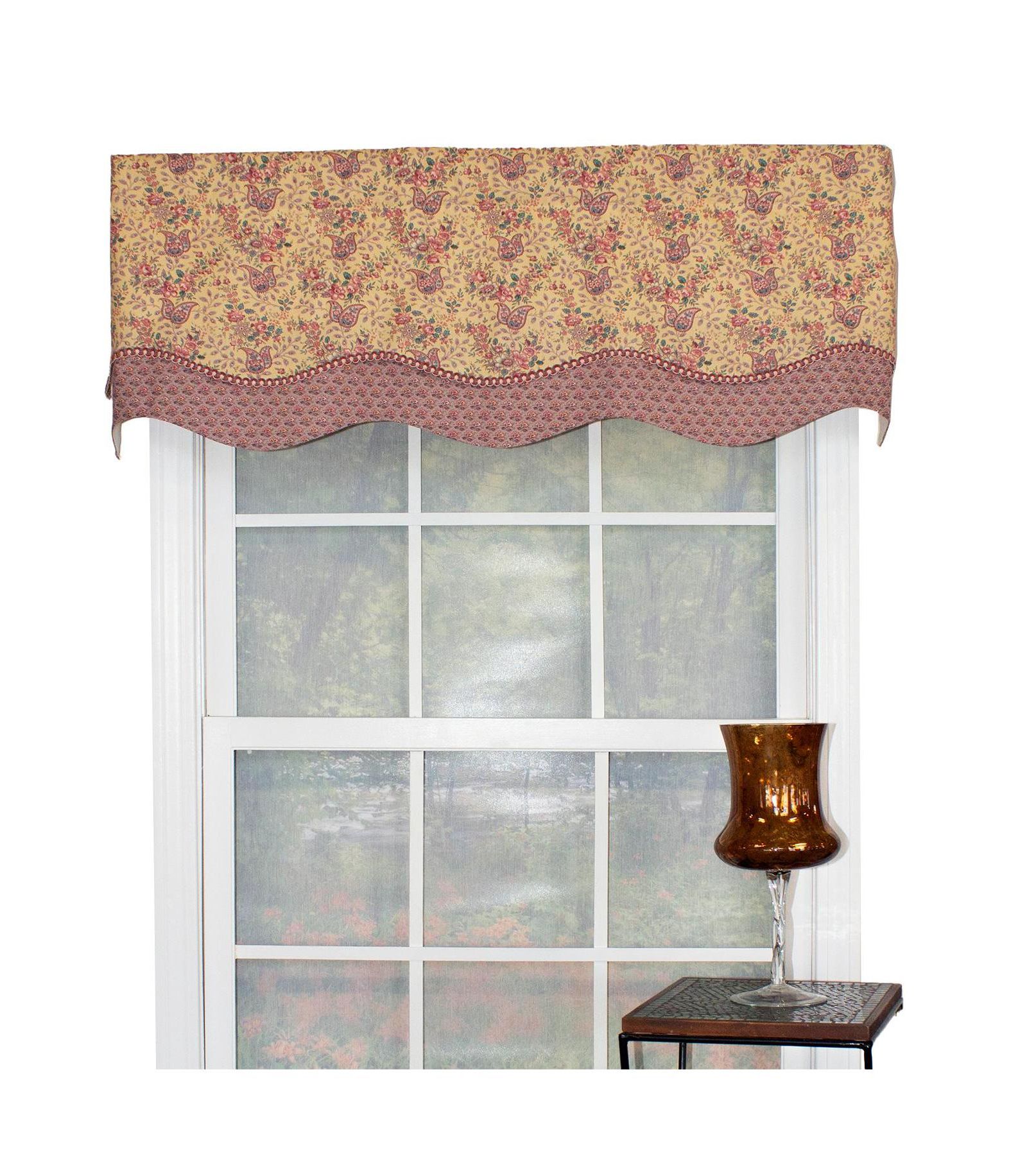 Занавеска RLF Home Lavender Days Trimmed Glory 100% Cotton