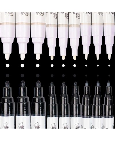 Маркеры PINTAR Black & White Outline Watercolor Paint Pens