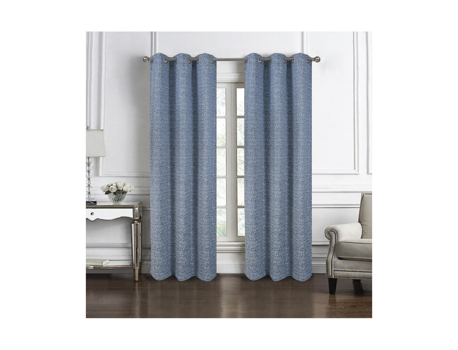Парные шторы RT Designers Collection Roman Jacquard из полиэстера 38" x 84"