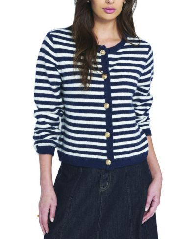 Женский кардиган ELLE Collection Fuzzy Striped