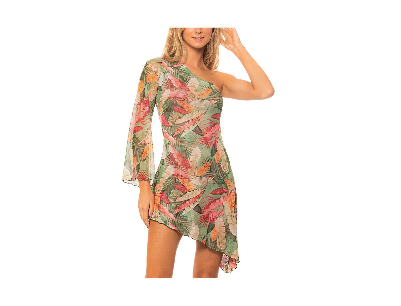 Женское пляжное платье Guria Beachwear Mesh One Shoulder Asymetric