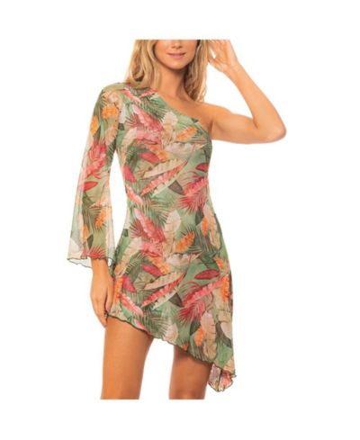 Женское пляжное платье Guria Beachwear Mesh One Shoulder Asymetric