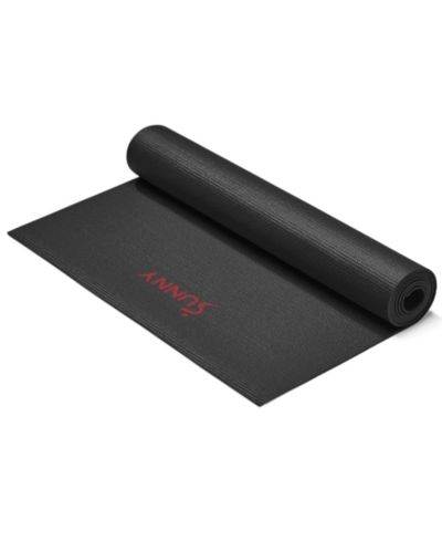 Sunny Health & Fitness Durable Tear-Resistant Yoga Mat, Black