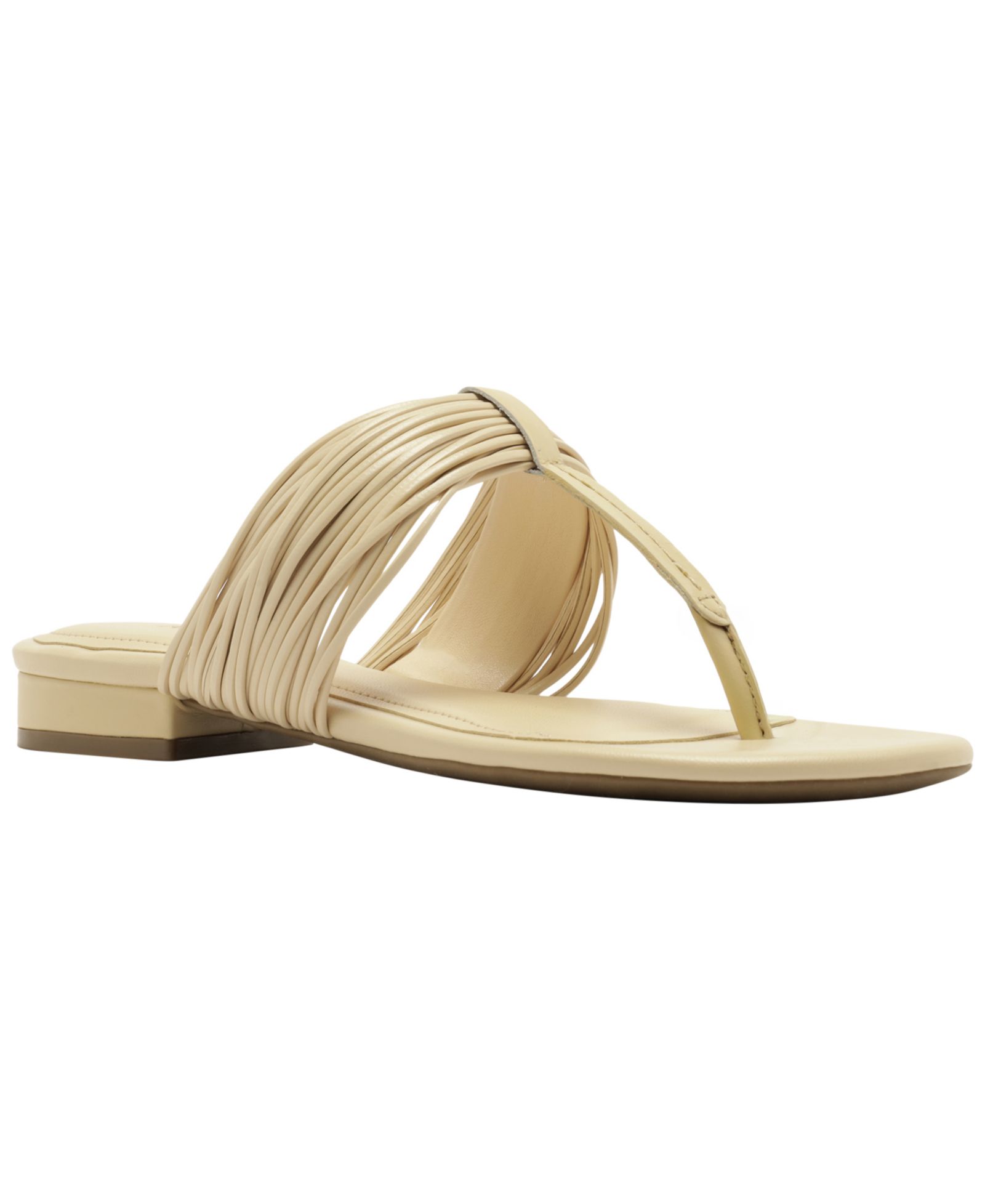 Arezzo Women's Elani Round Toe Flat Sandals