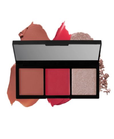 Laura Geller Beauty Многофункциональная палетка для глаз, губ и щек Rosy and Bright, 0.11 oz.