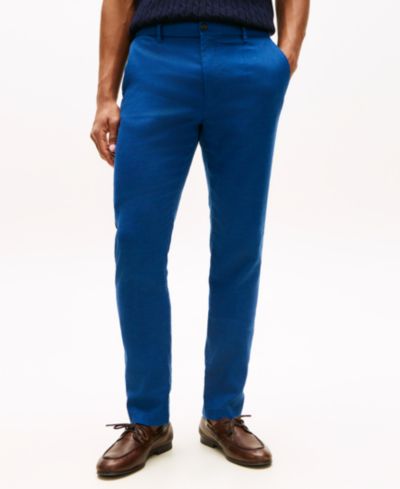 Мужские брюки Tommy Hilfiger Men's Denton Straight-Fit Flat Front Sorona Linen
