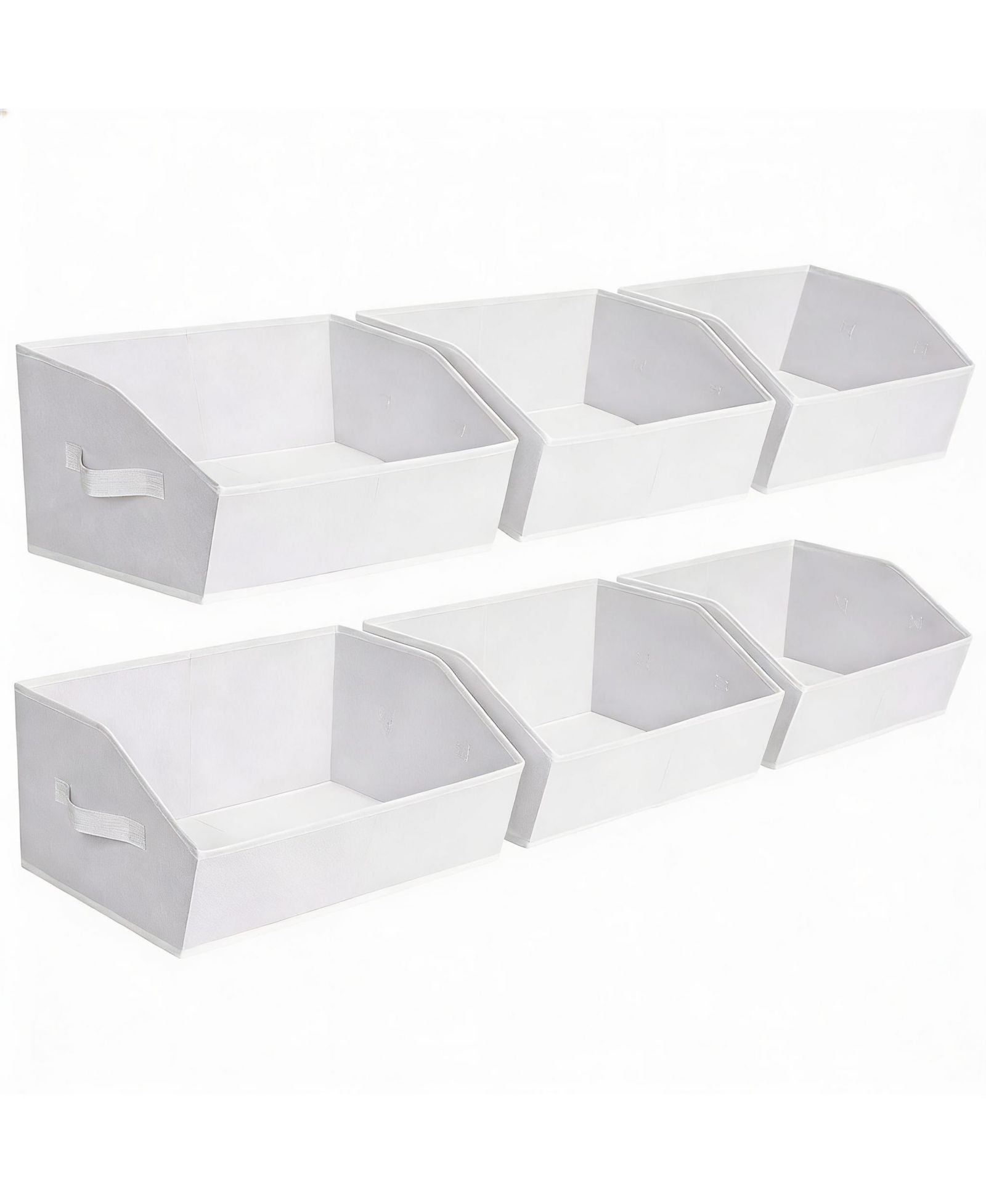 Складные контейнеры для хранения YIGII Fabric Storage Bins с ручками