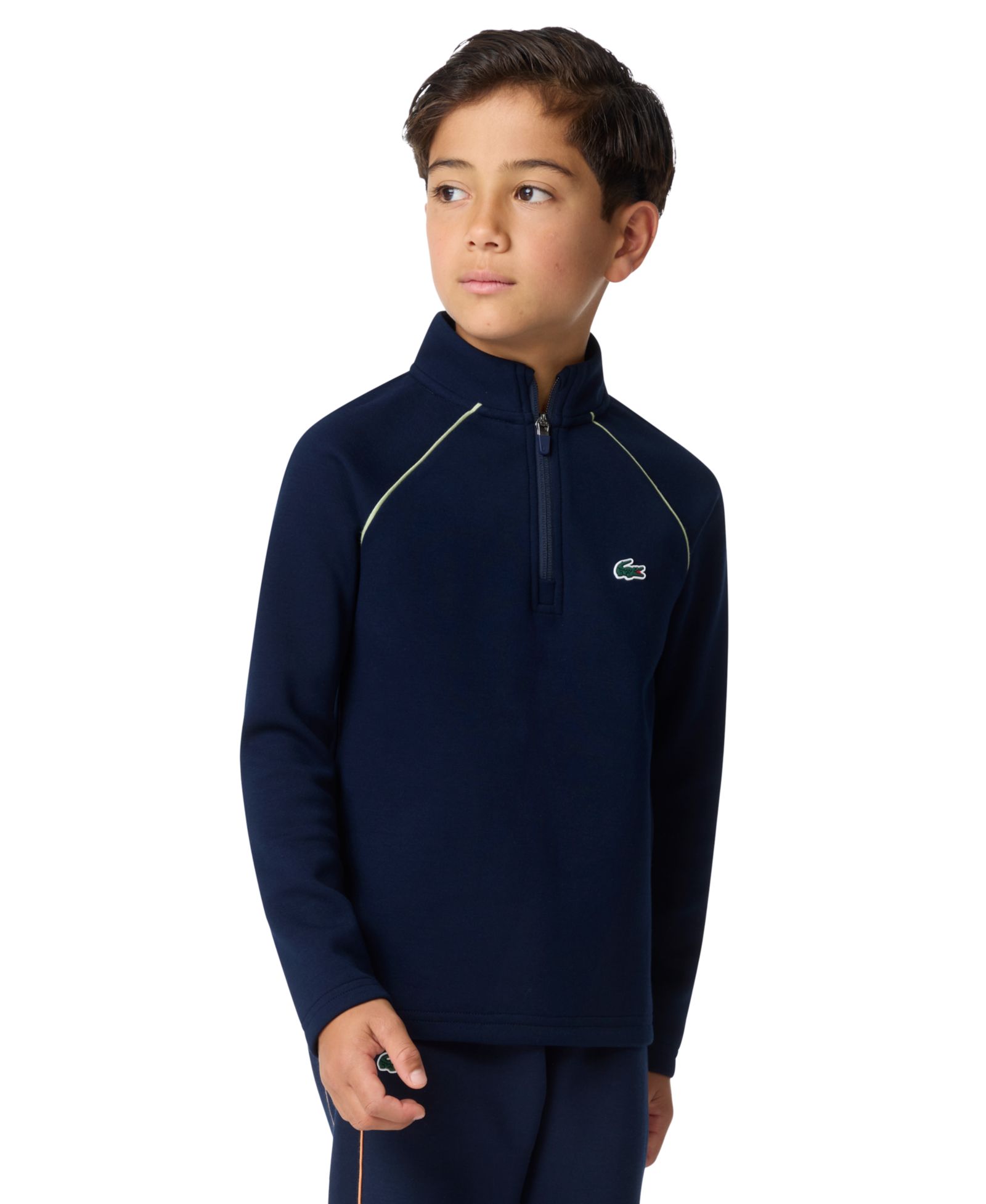 Детский гольф-топ Lacoste Long-Sleeve Half-Zip, размер 10-16