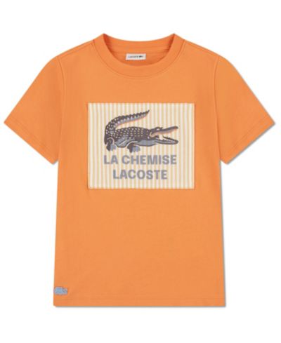 Lacoste Детская футболка с аппликацией, crewneck