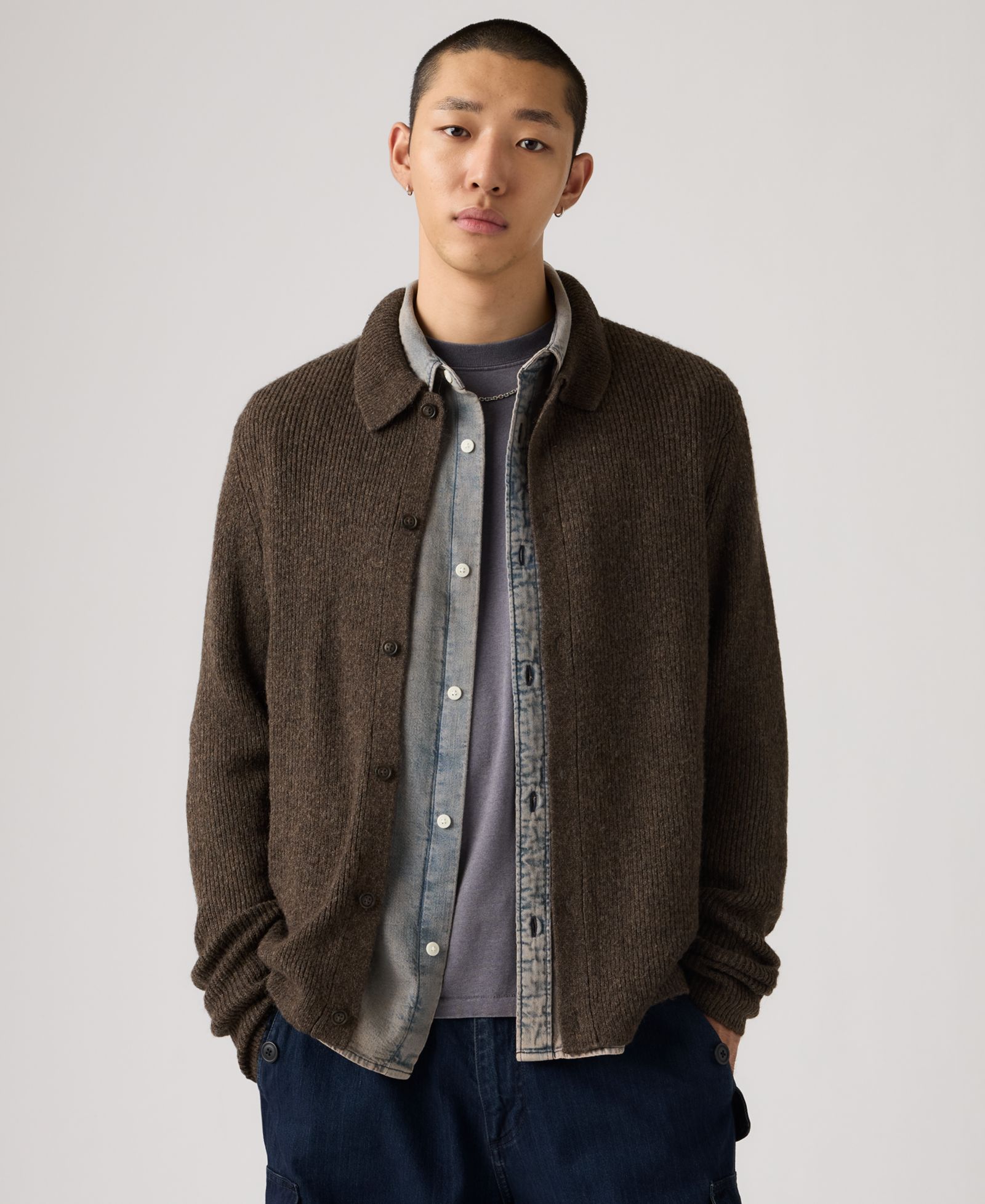 Levi's Premium Men's Catalina Spread Collar Cardigan