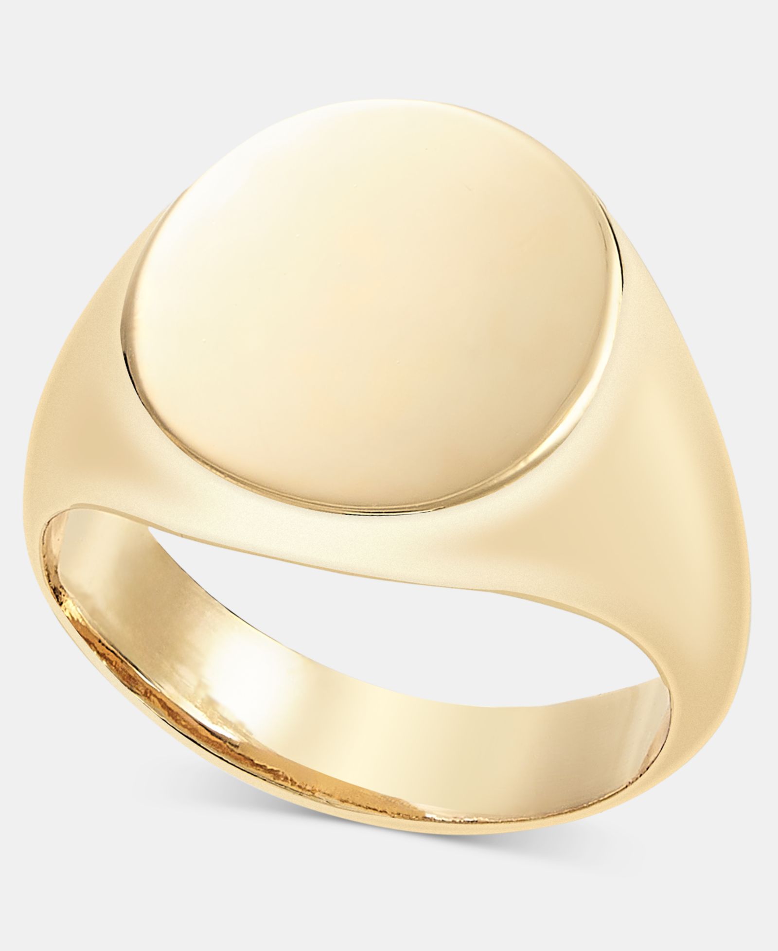 On 34th Round Signet Ring, Macy's Exclusive