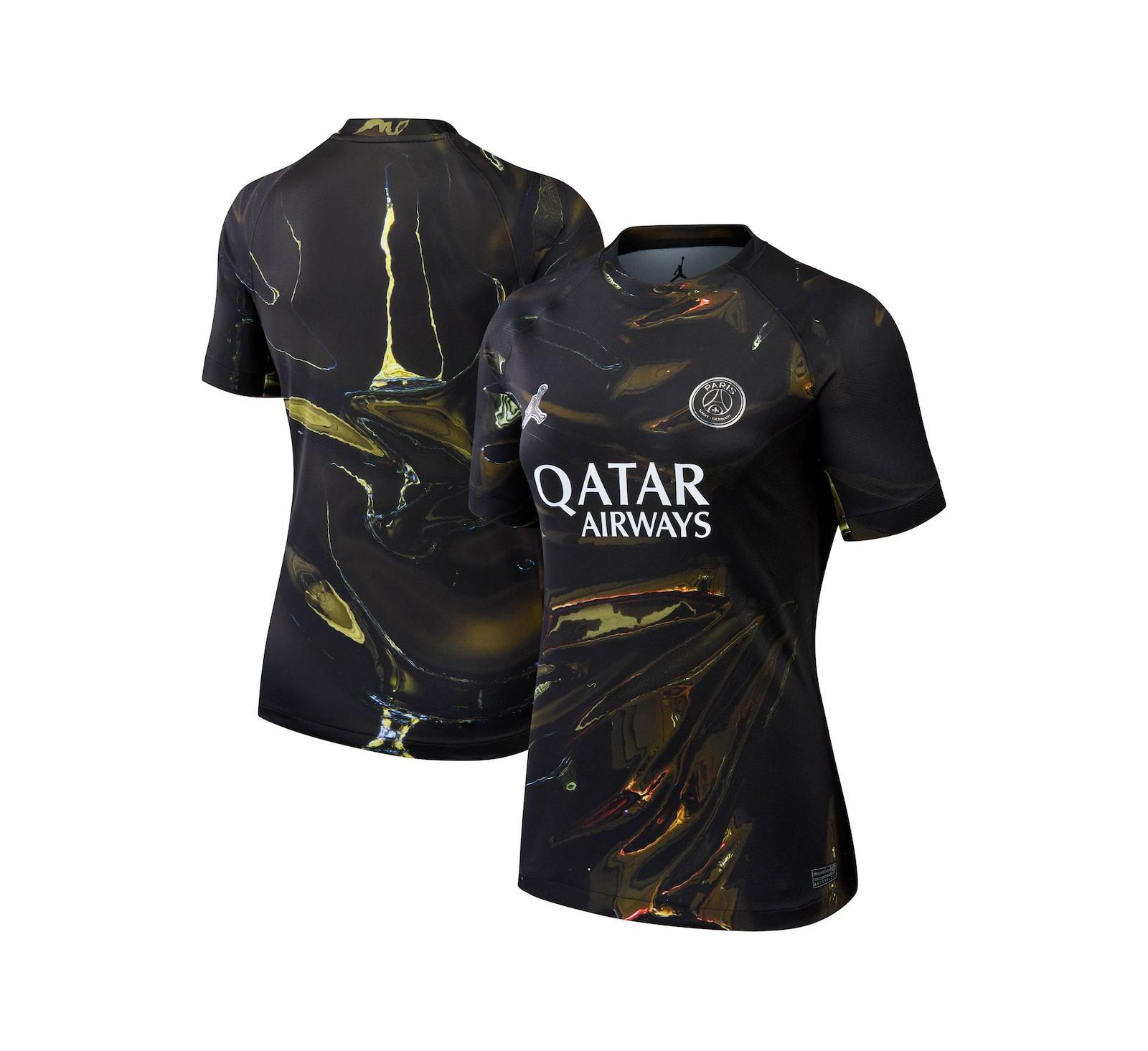 Jordan женская реплика джерси Jordan Black Paris Saint-Germain 2025/26 Fifth Stadium