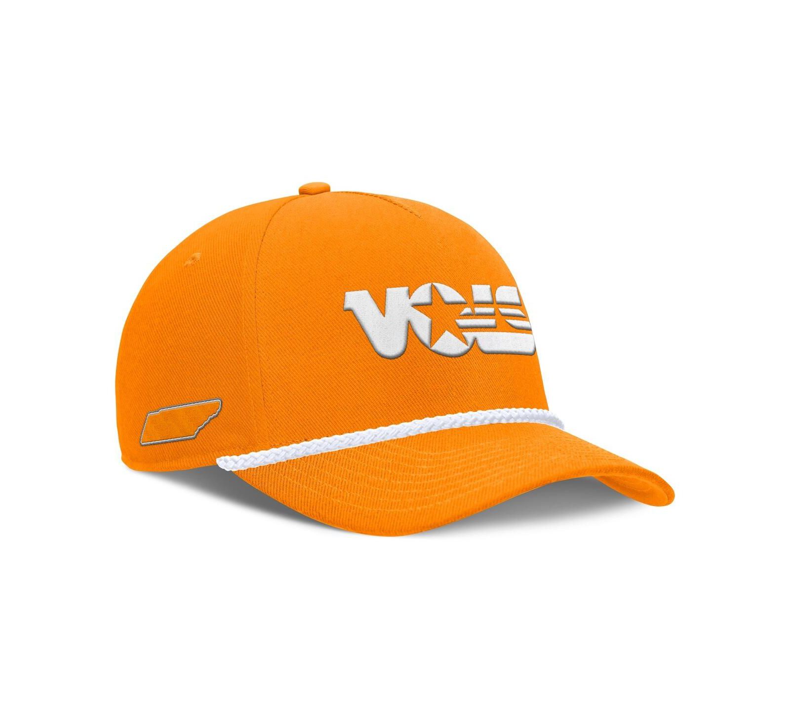Кепка Nike Men's and Women's Tennessee Orange Tennessee Volunteers 2026 Basketball Refresh 5-Panel Rope Rise