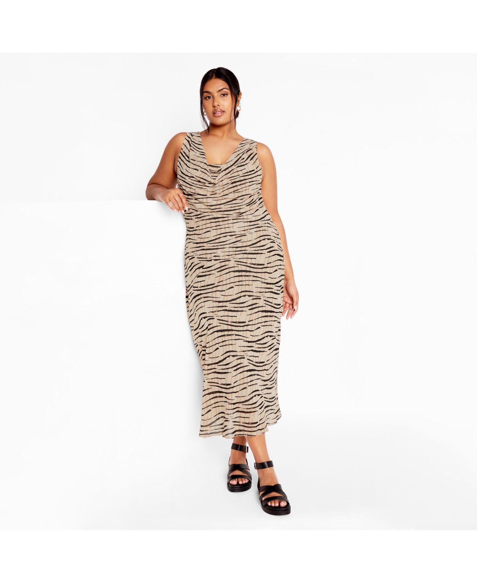 CITY CHIC Женское платье макси Elia Print