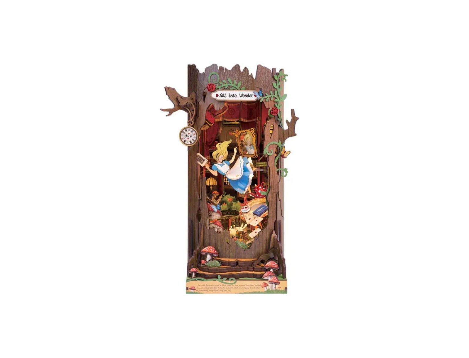 Набор для создания 3D-буквы Flash Popup DIY 3D Book Nook Kit: Fall into Wonder, 300 деталей