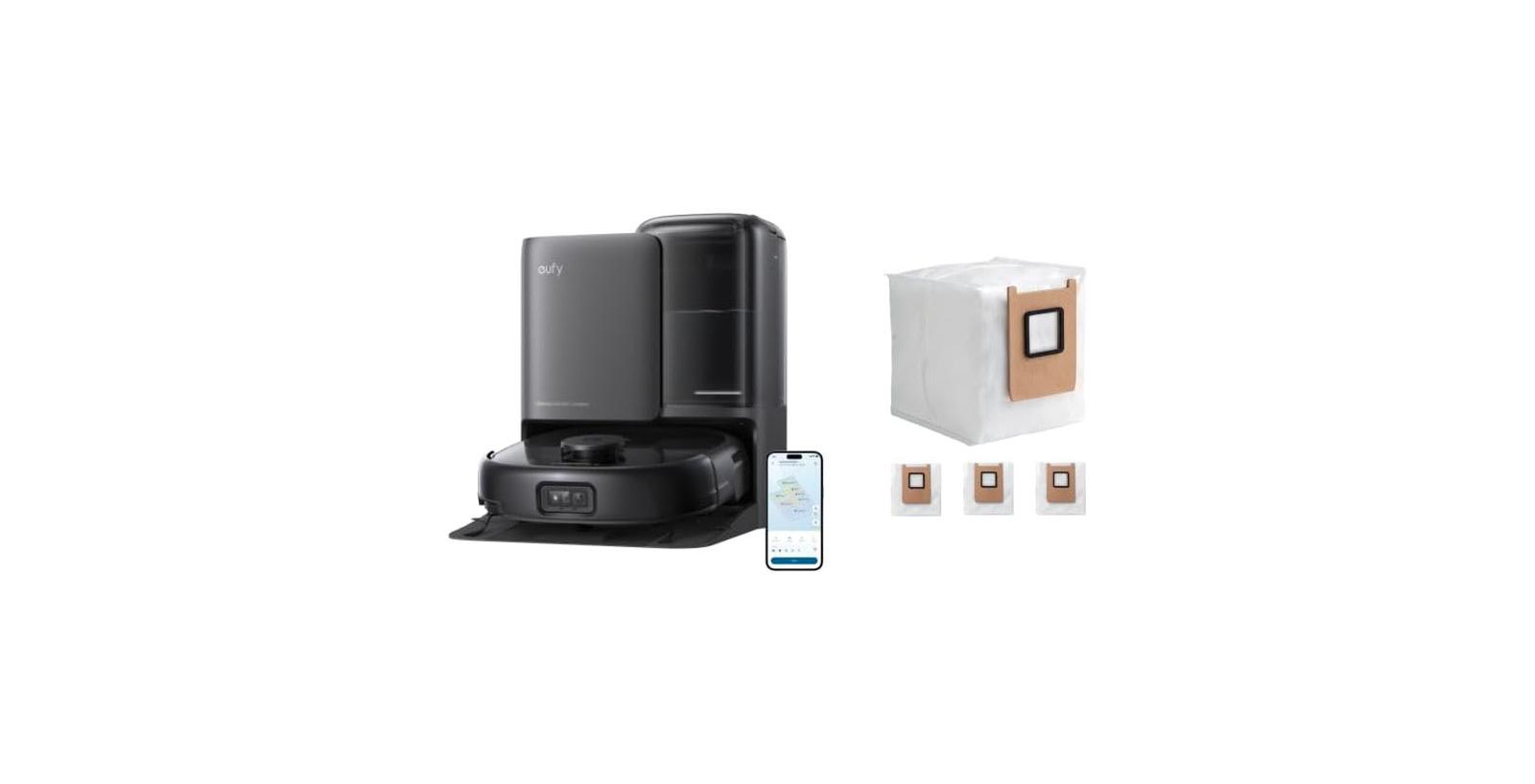 Робот-пылесос eufy E25 Omni Self-Cleaning All-in-One Station + Official Dust Bags