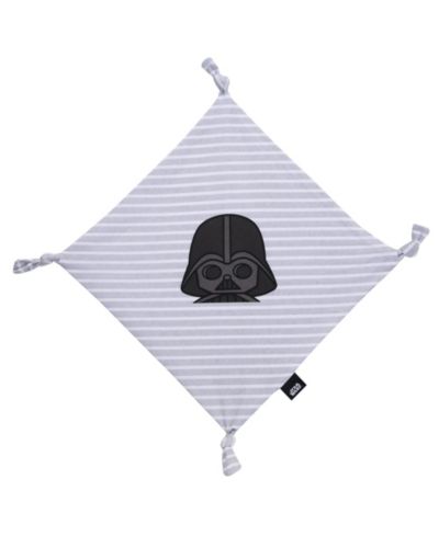 Мягкое одеяло Lambs & Ivy Star Wars Darth Vader из хлопкового трикотажа серого цвета