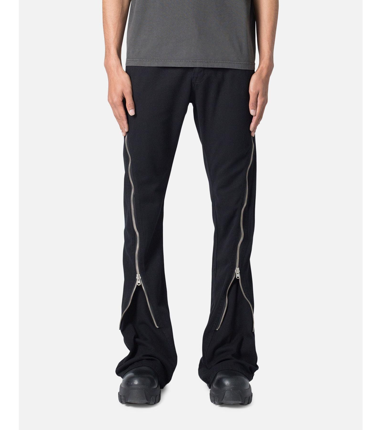 mnml Men's D519 Zipper Flare Denim Jeans
