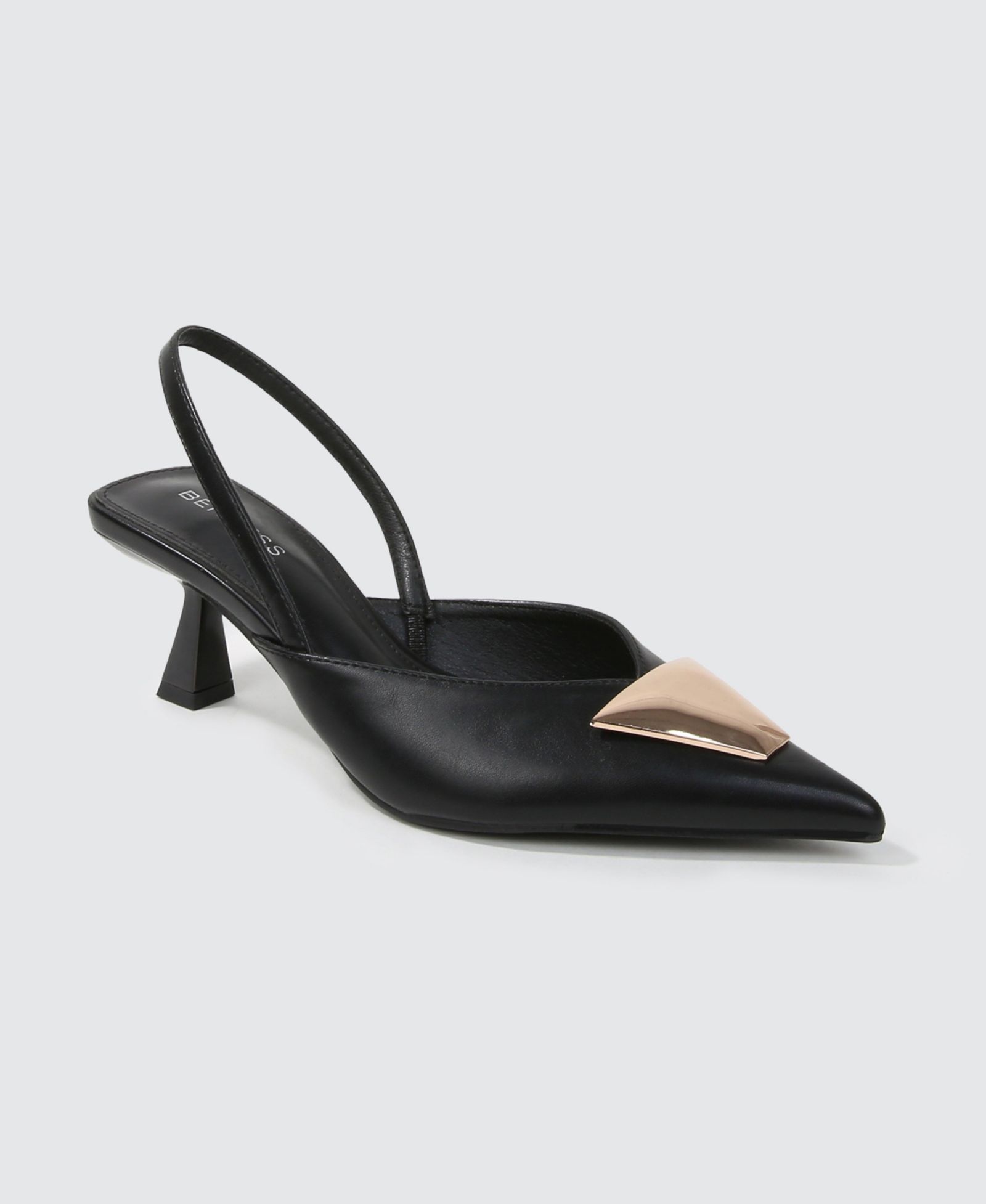 Женские туфли-лодочки BERNESS Cielo Slingback с золотистым акцентом