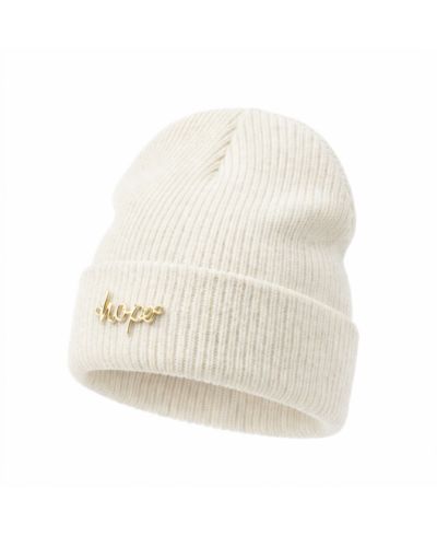 Headbands of Hope Women's Classic Ribbed Knit Beanie - Ivory