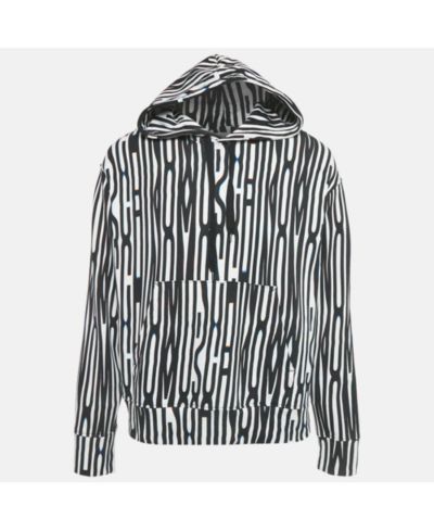 Мужское худи Moschino Couture с логотипом Black/white