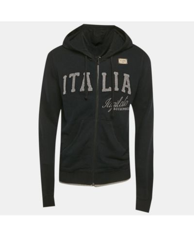 Мужской хлопковый пиджак Dolce & Gabbana Pre-Owned с необработанным краем