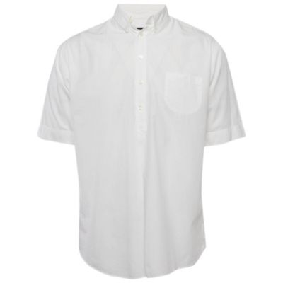 Pre-Owned Dolce & Gabbana Мужская рубашка с коротким рукавом из белого хлопка