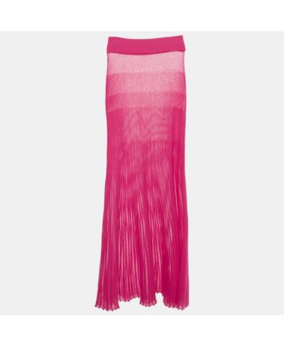 Pre-Owned Jacquemus Women's Rib Knit Maxi Skirt