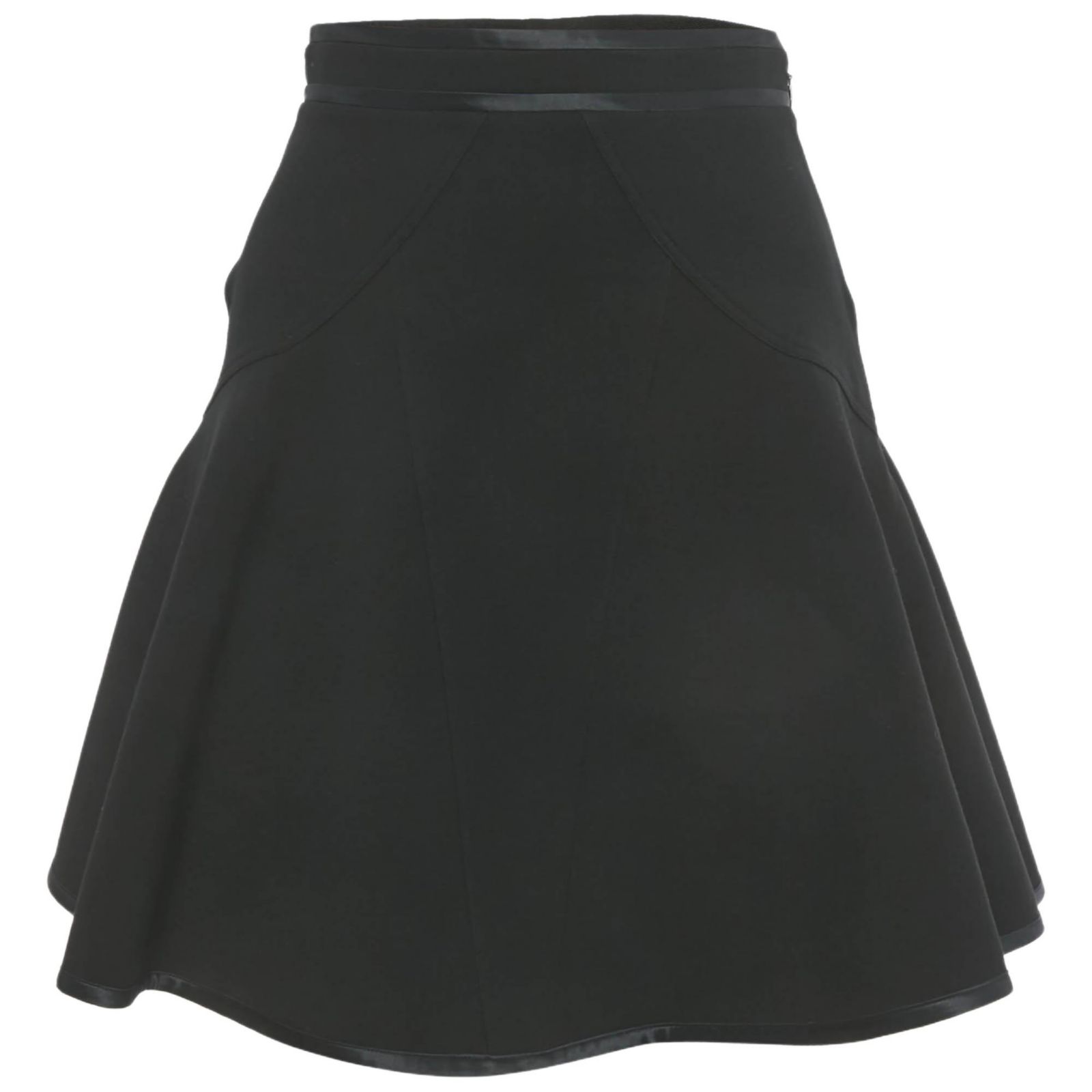 Pre-Owned Givenchy Women's Black Knit Flared Mini Skirt