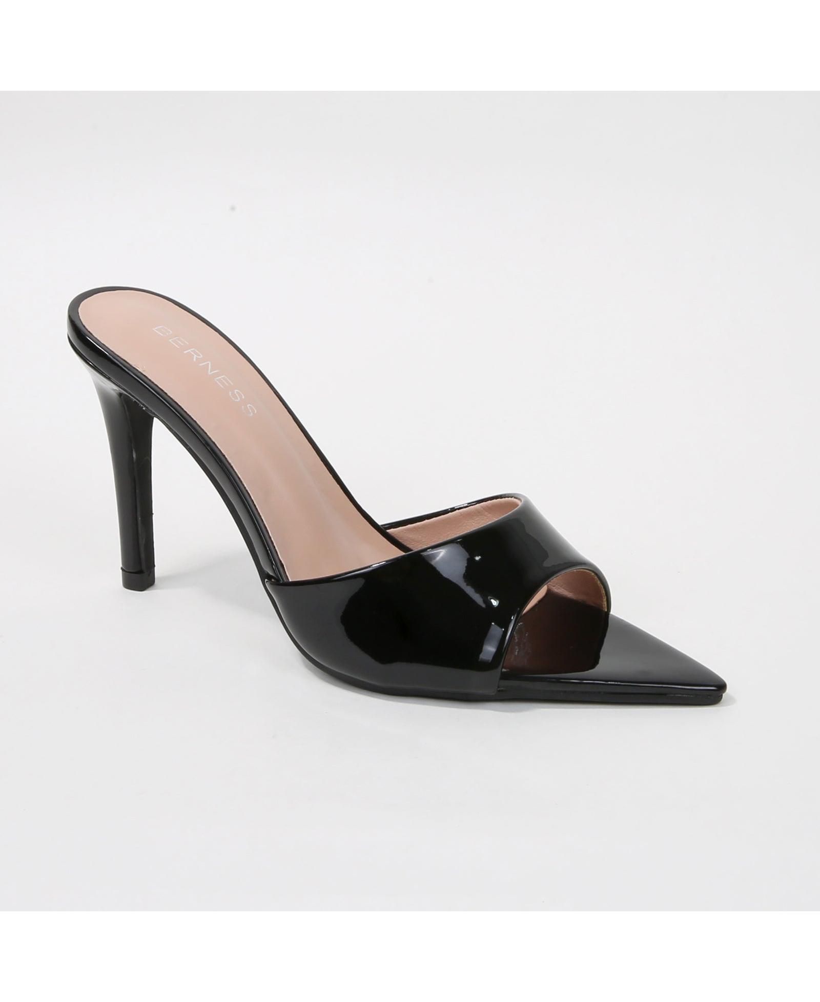 BERNESS Women's Chelli Patent Slide Heels