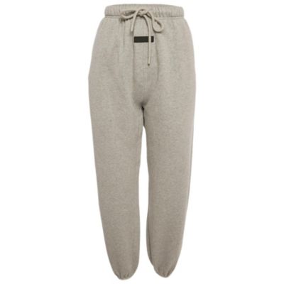 Pre-Owned Fear Of God Women's Grey Cotton Knit Fleece Lined Sweatpants