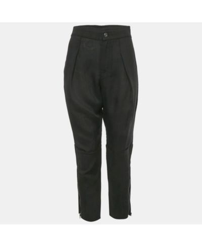 Pre-Owned Tom Ford Женские черные вязаные брюки-баллоны