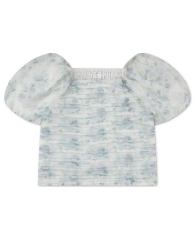 abercrombie kids Женский топ Emerson Organza с пышными рукавами