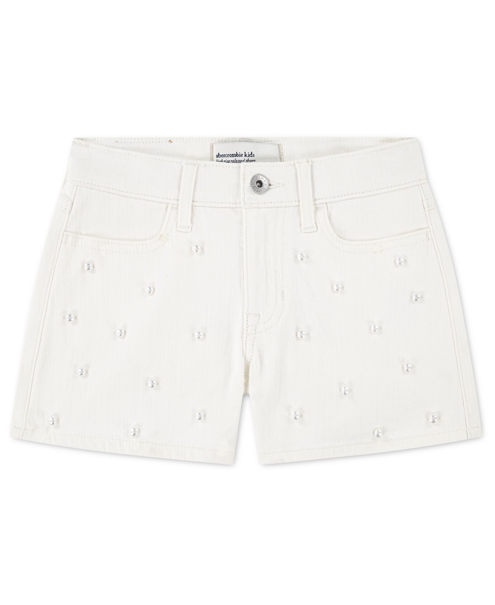 Детские шорты abercrombie kids из твилла с деталями в виде карманов