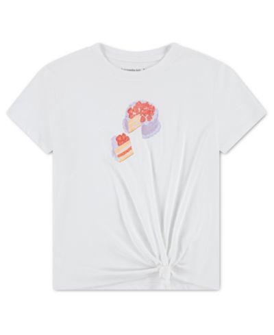 Детская футболка abercrombie kids Girls' Cake Side Knot Crewneck