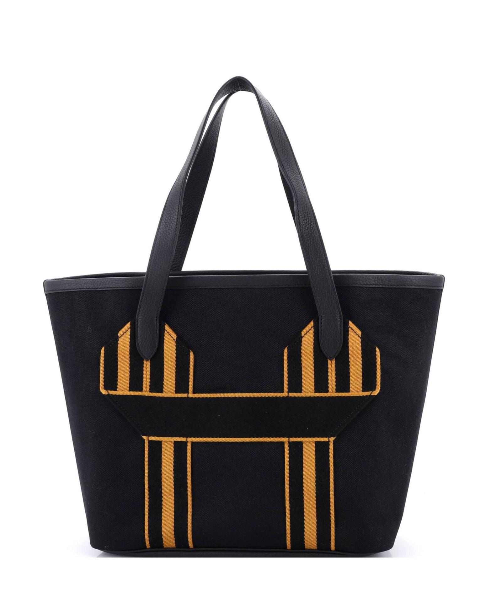 Pre-Owned HERMÉS Pursangle Tote Canvas with Leather
