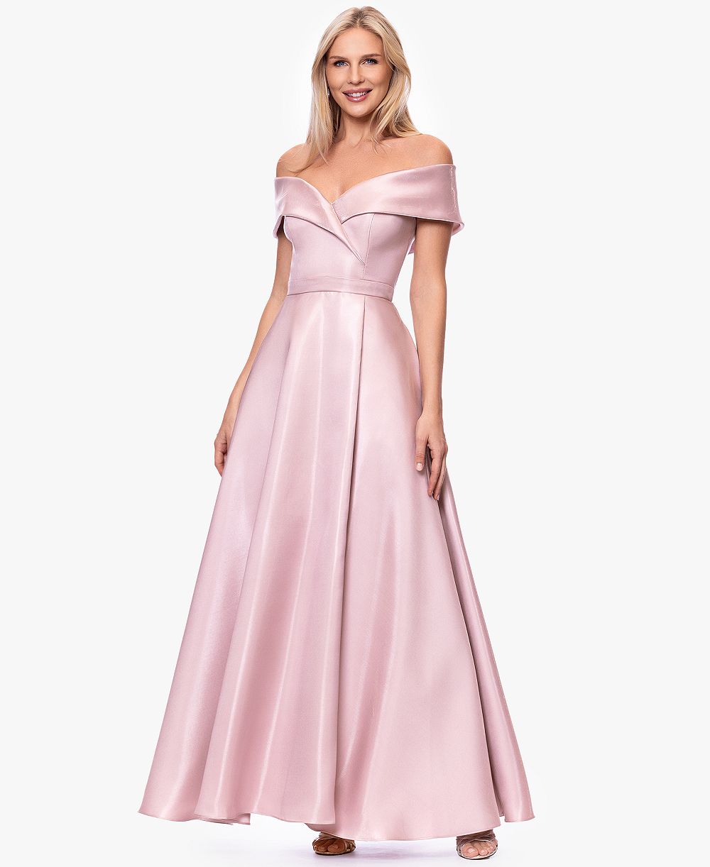 Вечернее платье XSCAPE Petite Sweetheart Off-The-Shoulder Ball Gown