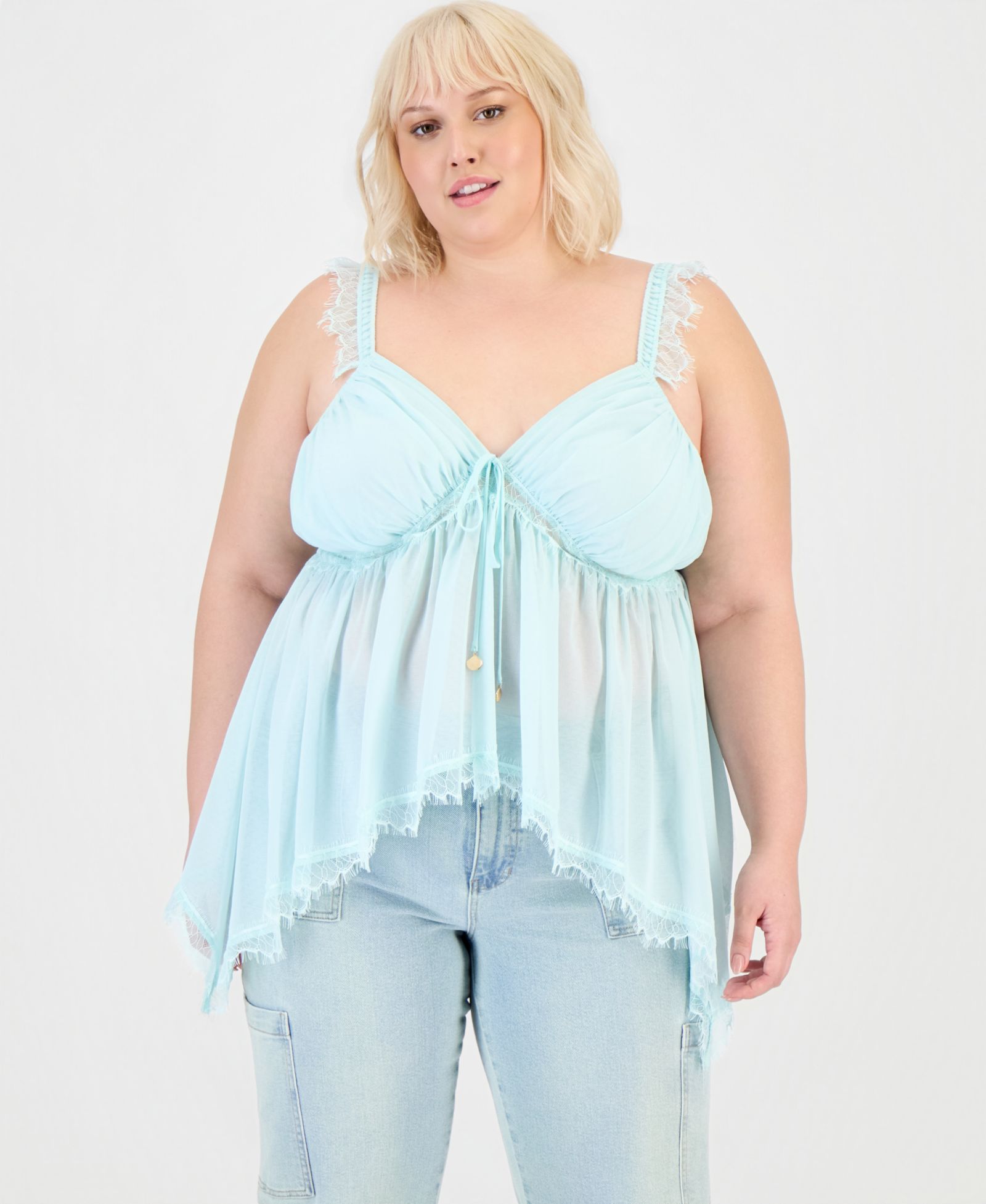 Женский топ Plus Size с кружевом And Now This